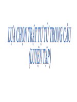 Bài 30. Chữa lỗi diễn đạt (lỗi lô-gíc)