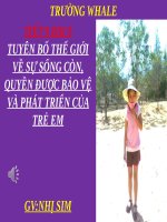 Bài 3. Tuyên bố thế giới về sự sống còn, quyền được bảo vệ và phát triển của trẻ em