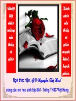 Bài 10. Luyện nói: Kể chuyện theo ngôi kể kết hợp với miêu tả và biểu cảm