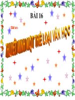 Bài 15. Thuyết minh về một thể loại văn học