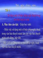 Bài 1. Sử dụng một số biện pháp nghệ thuật trong văn bản thuyết minh