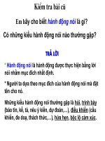 Bài 24. Hành động nói (tiếp theo)