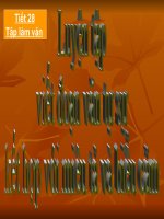 Bài 7. Luyện tập viết đoạn văn tự sự kết hợp với miêu tả và biểu cảm