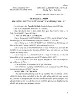 BỒI  DƯỠNG THƯỜNG XUYÊN GIÁO VIÊN năm học 2016  2017 họ và tên giáo viên nguyễn thị huệ 