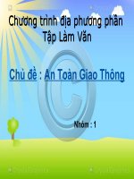 Bài 19. Chương trình địa phương (phần Tập làm văn)