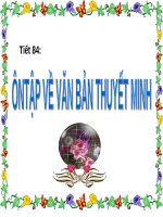 Bài 20. Ôn tập về văn bản thuyết minh