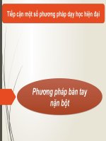 Slide tiểu luận Hóa học: PHƯƠNG PHÁP BÀN TAY NẶN BỘT