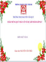 Bài 3. Xây dựng đoạn văn trong văn bản