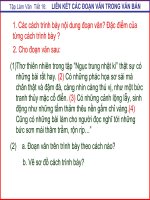 Bài 4. Liên kết các đoạn văn trong văn bản