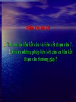 Bài 22. Liên kết câu và liên kết đoạn văn (Luyện tập)