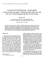 DSpace at VNU: vTrung tâm kỹ thuật tổng hợp - hướng nghiệp với chủ trương xây dựng 