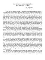 DSpace at VNU: Tác động của cơ chế thị trường đến tiếp nhận văn học