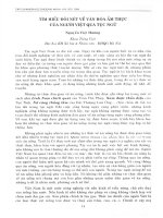 DSpace at VNU: Tìm hiểu đôi nét về văn hóa ẩm thực của người Việt qua tục ngữ