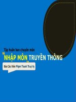 Tài liệu về truyền thông