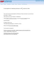 DSpace at VNU: A new algorithm for identifying the flavour of B-s(0) mesons at LHCb