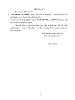 Xây dựng hệ thống điều khiển và giám sát cho máy in 3D