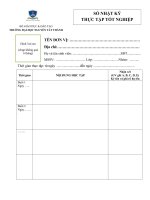 CAO ĐẲNG CHÍNH QUY - khoaduocntt So nhat ky thuc tap