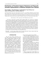 DSpace at VNU: Distribution of persistent organic pollutants and polycyclic aromatic hydrocarbons in sediment samples from Vietnam