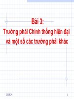 Các lý thuyết kinh tế hiện đại - MBEUEL 2012 - 2014 Bài 3. Samuelson