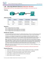 11.2.4.8 Lab - Securing Network Devices - ILM