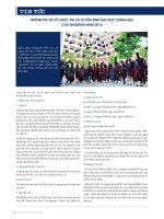 DSpace at VNU: Thông tin về tổ chức thi và tuyển sinh đại học chính quy của ĐHQGHN năm 2016