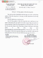 Công văn của Chủ tịch UBND tỉnh về việc góp ý dự thảo Nghị định sản xuất nông nghiệp hữu cơ.