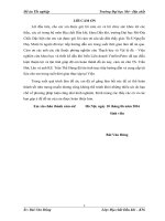 NGIÊN CỨU ĐẶC ĐIỂM THẠCH HỌC VÀ MÔI TRƯỜNG TRẦM TÍCH TẦNG MIOCEN DƯỚI  MỎ HH BỂ CỬU LONG