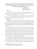 DSpace at VNU: NGHIÊN CỨU THÀNH PHẦN LOÀI VÀ MỘT VÀI CHỈ SỐ ĐA DẠNG SINH HỌC CỦA CÁC TRẠNG THÁI THẢM THỰC VẬT CÓ NGUỒN GỐC SAU CANH TÁC NƯƠNG RẪY Ở HUYỆN YÊN BÌNH, TỈNH YÊN BÁI