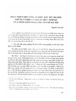 DSpace at VNU: Phát triển khu công nghiệp, khu đô thị mới: Những cơ hội và thách thức sinh kế của nông dân ở hai làng ven đô Hà Nội