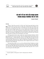 DSpace at VNU: Vài nét về vai trò của hoạn quan trong ngoại thương thế kỷ XVII