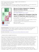 DSpace at VNU: New C-20-gibberellin diterpene from the leaves of Schefflera sessiliflora De P. V.
