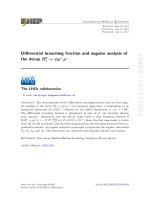 DSpace at VNU: Differential branching fraction and angular analysis of the decay B-s(0) - phi mu(+)mu(-)