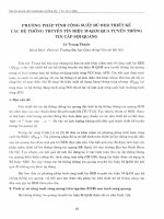 DSpace at VNU: Phương pháp tính công suất bù Ber thiết kế hệ thống truyền tín hiệu M-QAM qua tuyến thông tin cáp sợi quang.