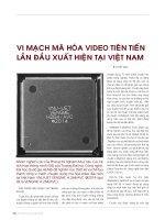 DSpace at VNU: Vi mạch mã hóa Video tiên tiến lần đầu xuất hiện tại Việt Nam