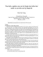 DSpace at VNU: Tìm hiểu, nghiên cứu các kỹ thuật cho kiểm thử miền và cải tiến các kỹ thuật đó