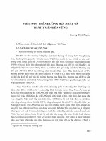 DSpace at VNU: Việt Nam trên con đường hội nhập và phát triển bền vững