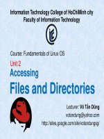 Tài Liệu - Võ Tấn Dũng (votandung) Unit2 Linux ITC