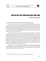 DSpace at VNU: Dấu ấn Việt hoá trong Nho giáo thời Trần