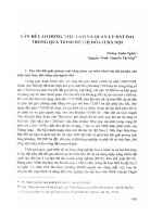 DSpace at VNU: Vấn đề lao động, việc làm và quản lý đất đai trong quá trình đô thị hóa ở Hà Nội