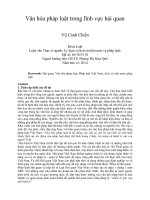 DSpace at VNU: Văn hóa pháp luật trong lĩnh vực hải quan