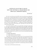 DSpace at VNU: Đánh giá lại giá trị của di sản kiến trúc đô thị của thành phố Hà Nội trong quá trình đô thị hóa