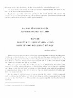 DSpace at VNU: Nghiên cứu lịch sử (1954-1992} nhìn từ góc độ lịch sử sử học