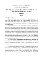 DSpace at VNU: Hoàn thiện phương pháp xác định giá trị doanh nghiệp nhà nước trong quá trình cổ phần hoá ở Việt Nam