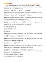 trac nghiem atlat dia li viet nam trang 20 thuy san lam nghiep co dap an