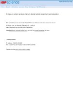 A study on carbon nanotube titanium dioxide hybrids Experiment and calculation