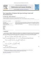 DSpace at VNU: New inequalities of Simpson-like type involving n knots and the mth derivative