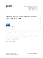 DSpace at VNU: Differential branching fraction and angular analysis of the decay B 0 → K   0 μ + μ -