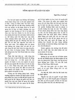 DSpace at VNU: Tổng quan về Luật Tài sản