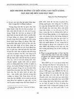 DSpace at VNU: Một phương hướng cải tiến nâng cao chất lượng dạy học bộ môn giáo dục học