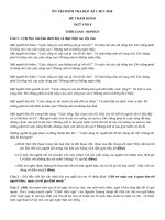 ÔN TẬP KIỂM TRA HỌC KÌ 1 20172018  ĐỀ THAM KHẢO NGỮ VĂN 9